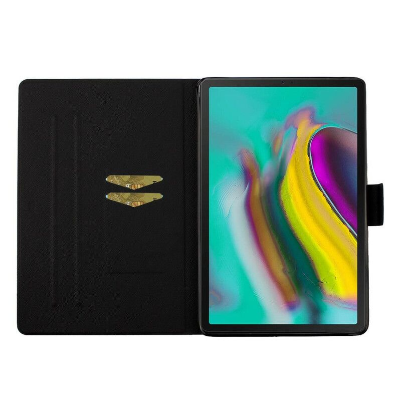 Folio-hoesje Samsung Galaxy Tab A7 Lite Telefoonhoesje Bloemen Bloemen Bloemen