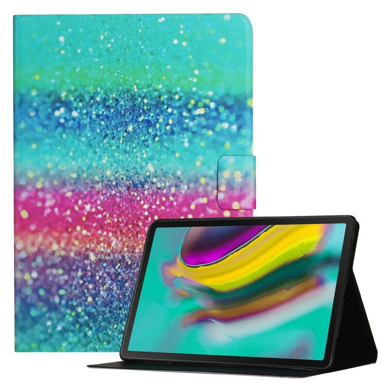 Folio-hoesje Samsung Galaxy Tab A7 Lite Telefoonhoesje Glitterontwerp