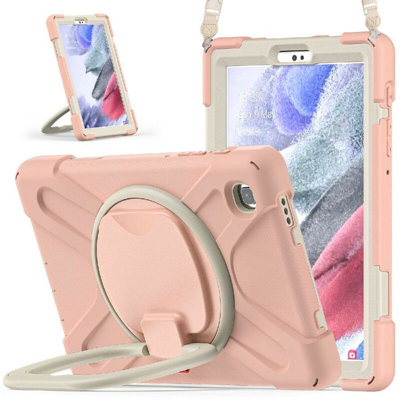 Hoesje Samsung Galaxy Tab A7 Lite Multifunctioneel Met Schouderriem
