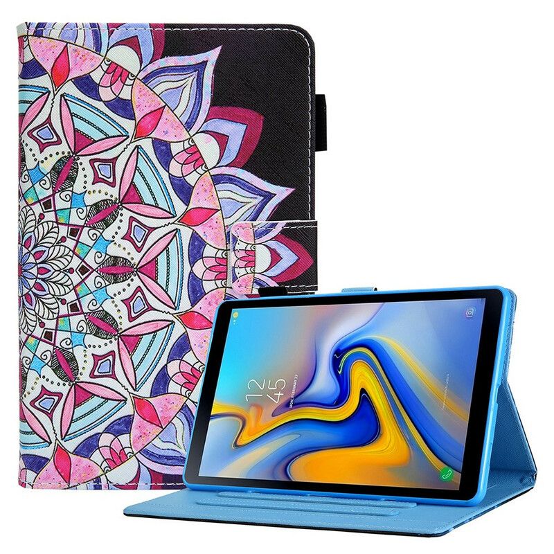 Leren Hoesje Samsung Galaxy Tab A7 Lite Grafische Mandala Bescherming Hoesje