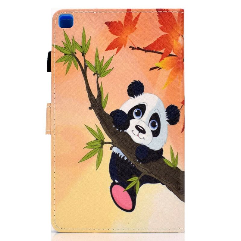 Leren Hoesje Voor Samsung Galaxy Tab A7 Lite Leuke Panda