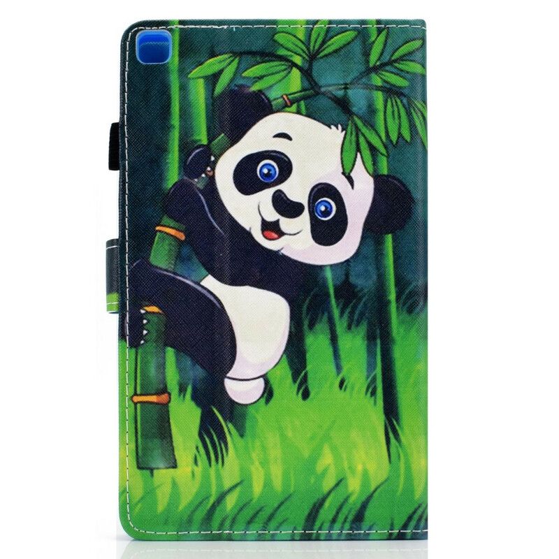 Leren Hoesje Voor Samsung Galaxy Tab A7 Lite Panda