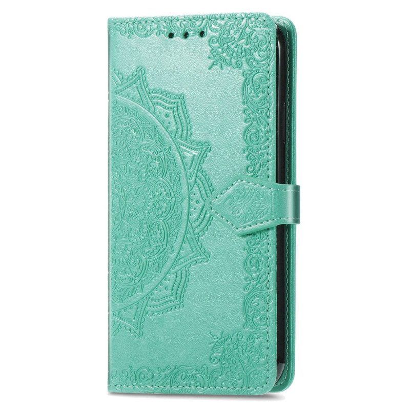 Folio-hoesje voor Sony Xperia 1 IV Mandala Zon Met Lanyard