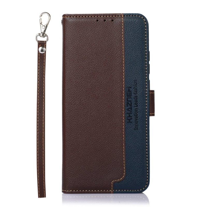 Leren Hoesje voor Sony Xperia 1 IV Lychee-stijl Rfid