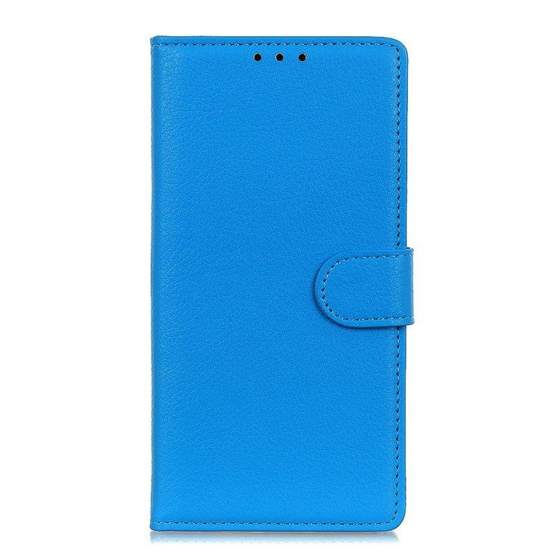 Leren Hoesje voor Sony Xperia 1 IV Traditioneel Litchi Kunstleer