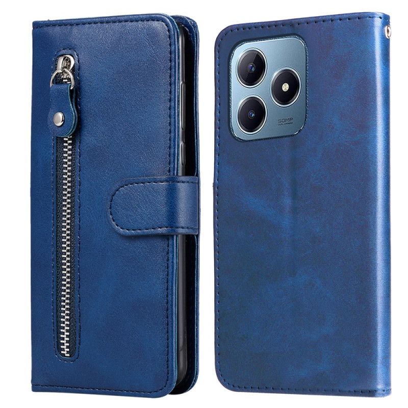 Folio-hoesje Realme C61 Telefoonhoesje Etui Met Rits