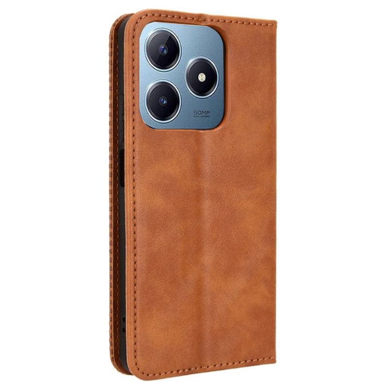 Folio-hoesje Realme C61 Vintage Rand