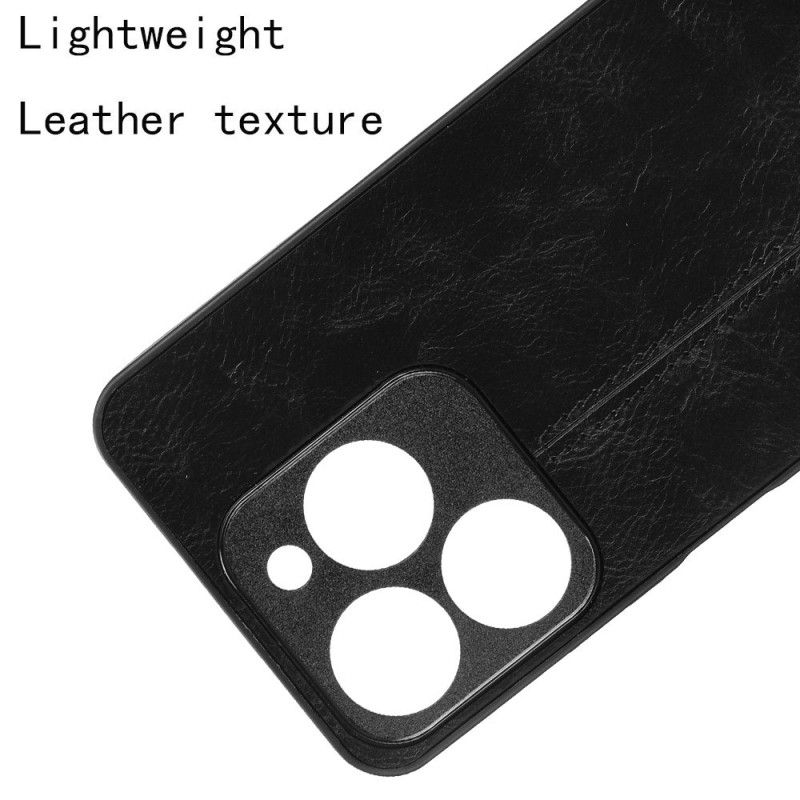 Hoesje Realme C61 Gestikt Leereffect