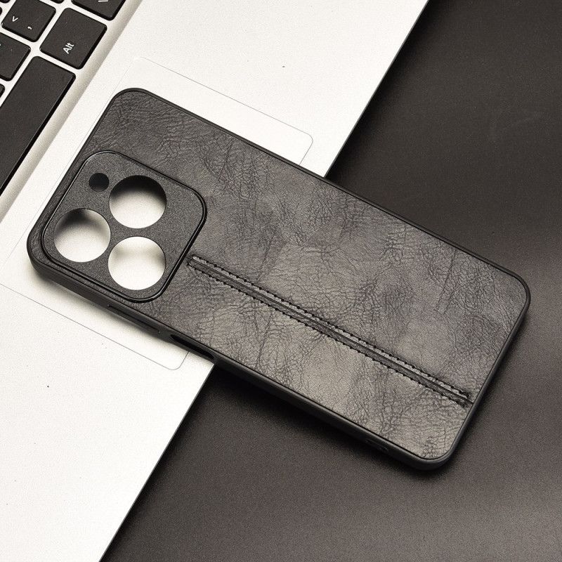 Hoesje Realme C61 Gestikt Leereffect