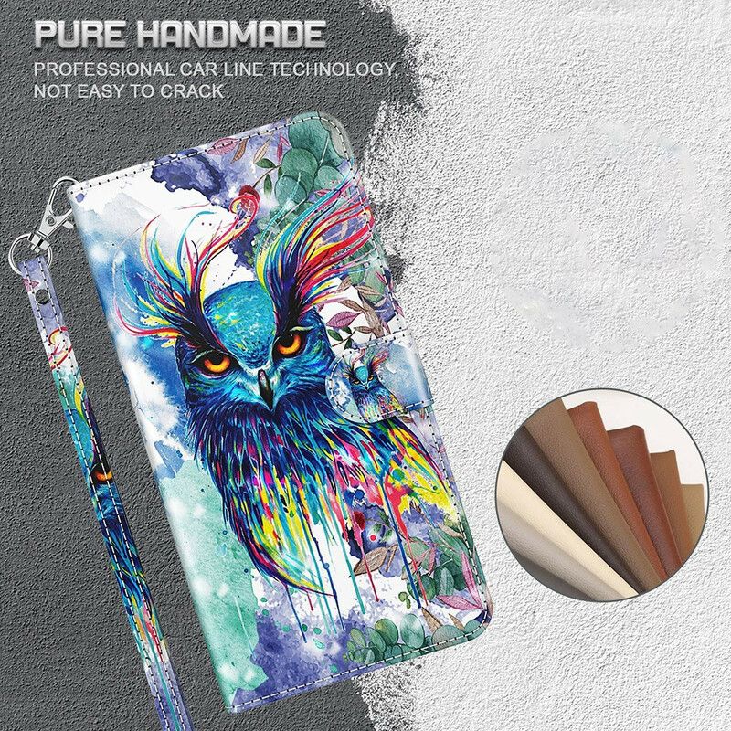 Bescherming Hoesje Samsung Galaxy S21 Fe Vogel Aquarel