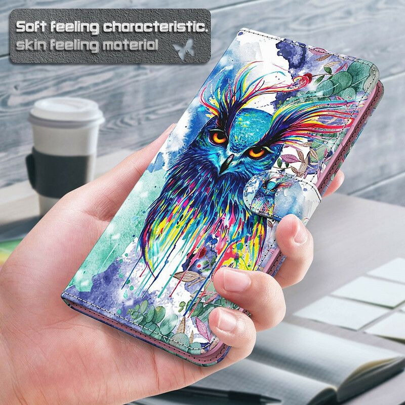 Bescherming Hoesje Samsung Galaxy S21 Fe Vogel Aquarel