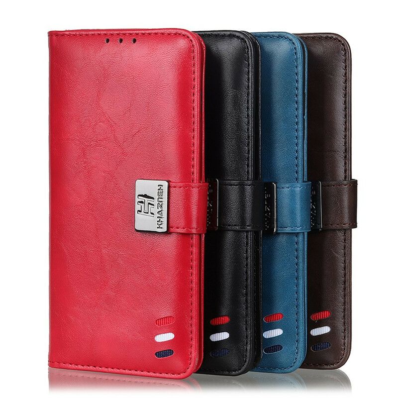 Flip Case Leren Samsung Galaxy S21 Fe Bison Leereffect