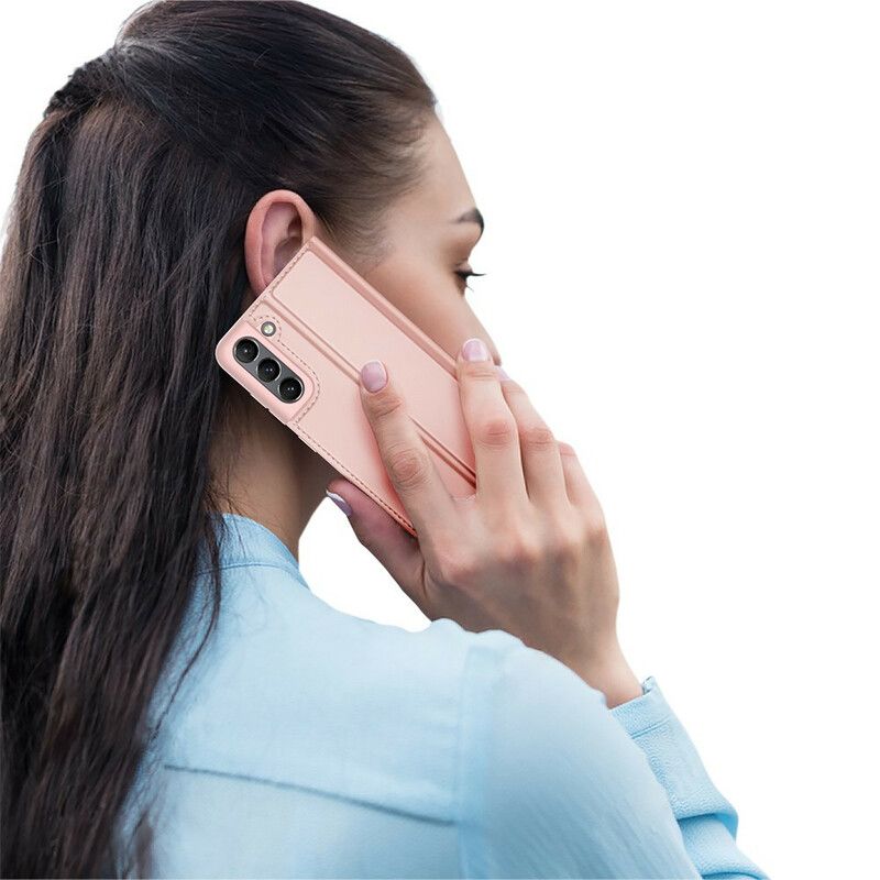 Folio-hoesje Samsung Galaxy S21 Fe Skin Pro Dux Ducis
