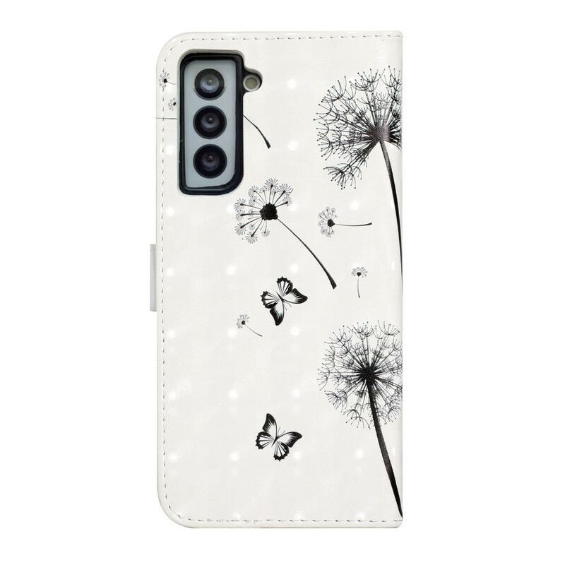 Folio-hoesje Samsung Galaxy S21 Fe Telefoonhoesje Baby Love Paardebloem