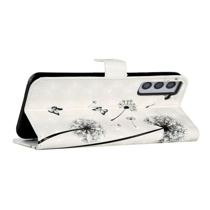 Folio-hoesje Samsung Galaxy S21 Fe Telefoonhoesje Baby Love Paardebloem