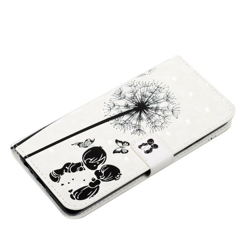 Folio-hoesje Samsung Galaxy S21 Fe Telefoonhoesje Baby Love Paardebloem