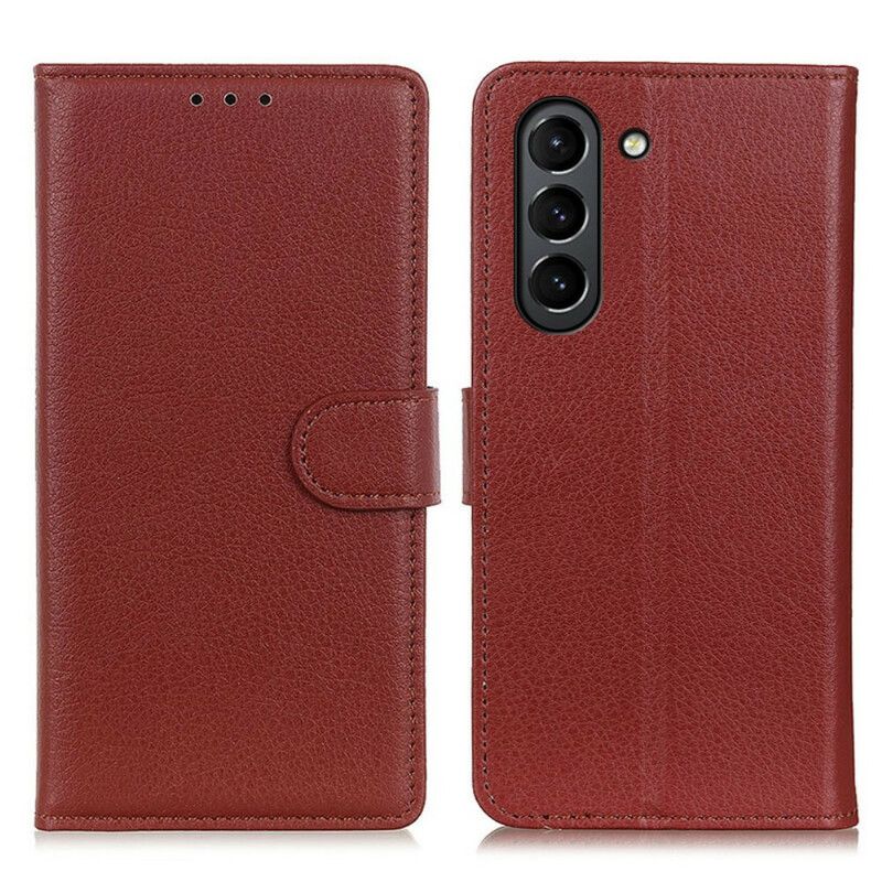 Folio-hoesje Samsung Galaxy S21 Fe Telefoonhoesje Traditioneel Kunstleer