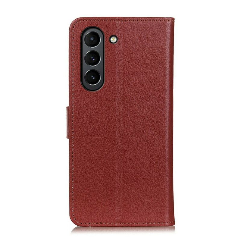 Folio-hoesje Samsung Galaxy S21 Fe Telefoonhoesje Traditioneel Kunstleer