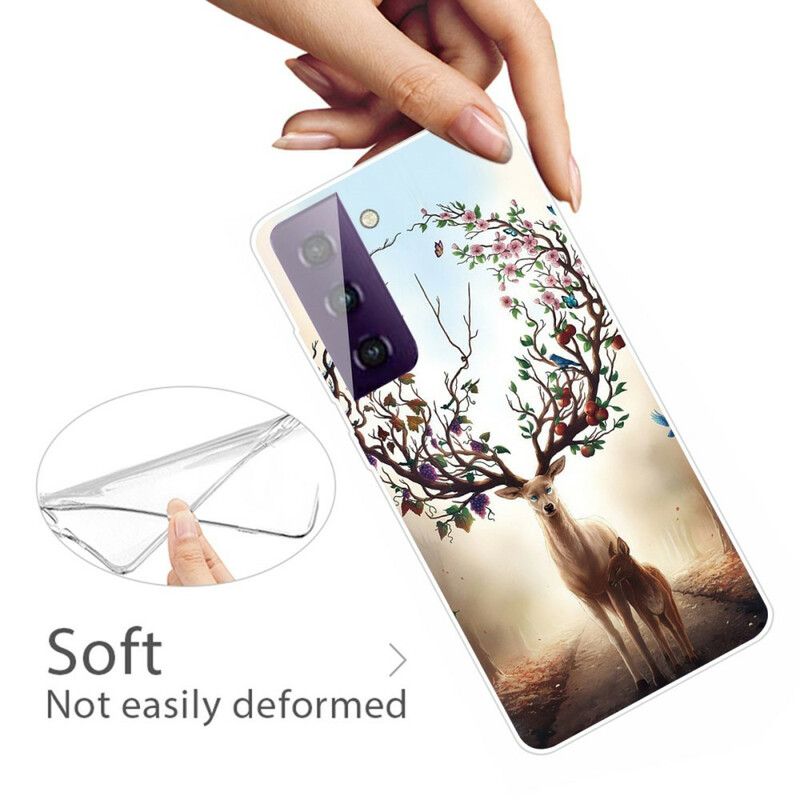 Hoesje Samsung Galaxy S21 Fe Flexibele Herten Bescherming Hoesje
