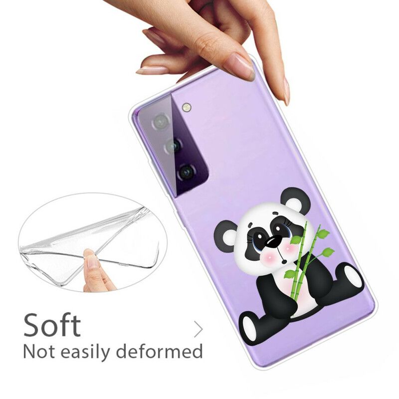 Hoesje Samsung Galaxy S21 Fe Verdrietige Panda Bescherming Hoesje
