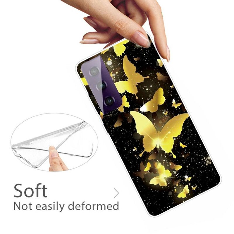 Hoesje Samsung Galaxy S21 Fe Vlinders Vlinders