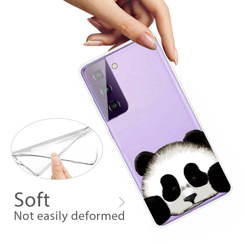 Hoesje Voor Samsung Galaxy S21 Fe Transparante Panda