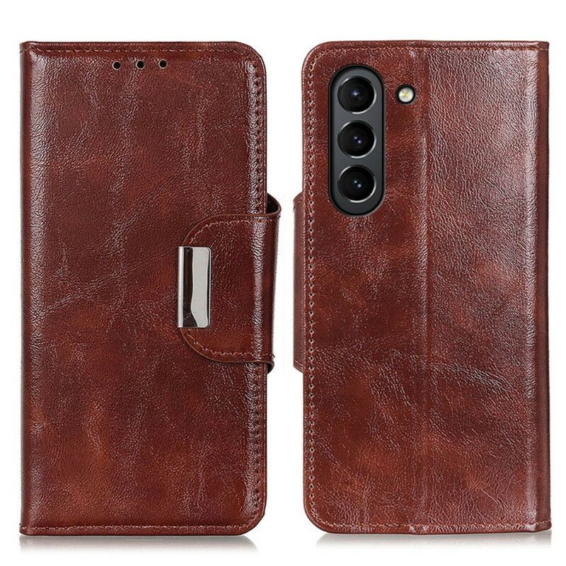 Leren Hoesje Voor Samsung Galaxy S21 Fe Kunstleer Multi-kaarten