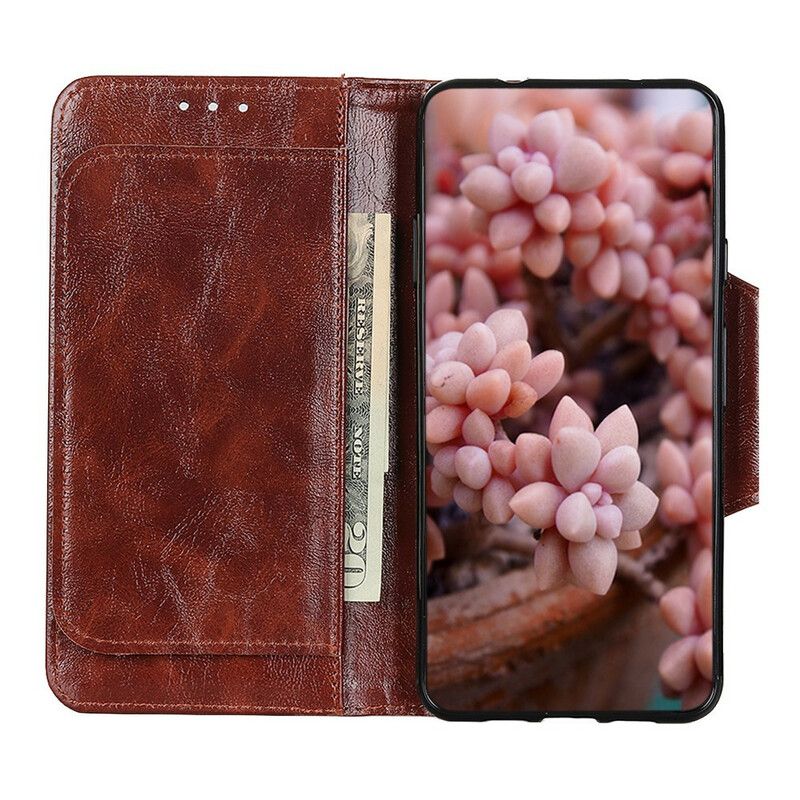 Leren Hoesje Voor Samsung Galaxy S21 Fe Kunstleer Multi-kaarten
