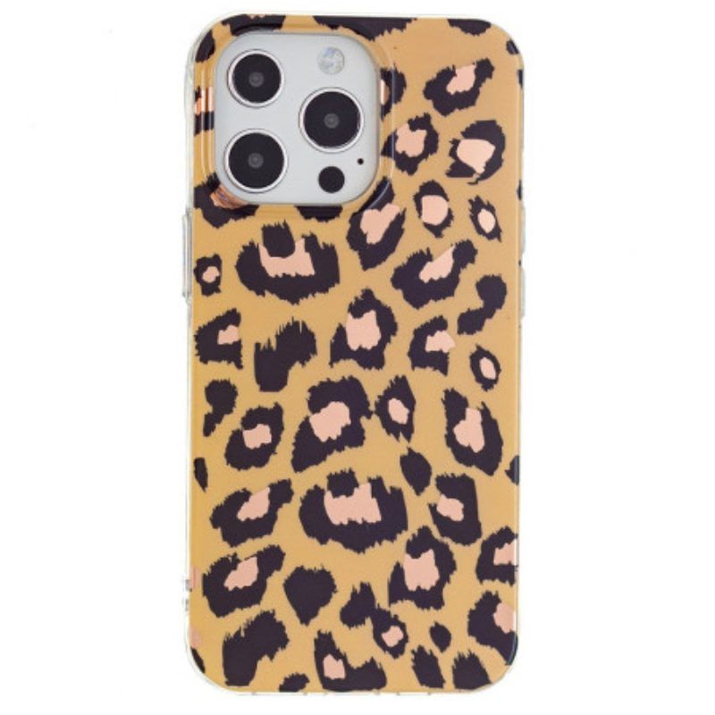 Hoesje voor iPhone 15 Pro Max Luipaardpatroon