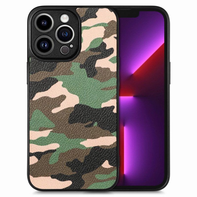 Hoesje voor iPhone 15 Pro Max Militaire Camouflage