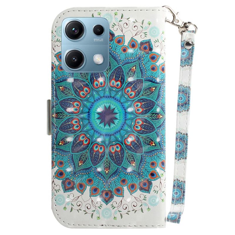 Bescherming Hoesje Xiaomi Redmi Note 14s Groene Mandala Met Koord