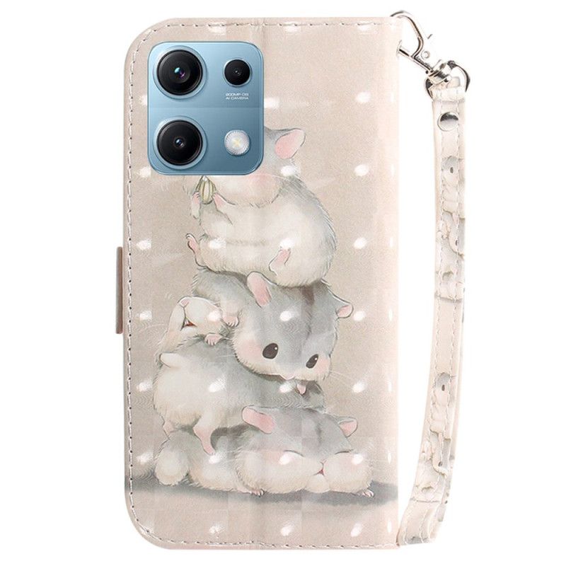 Bescherming Hoesje Xiaomi Redmi Note 14s Hamsters Met Koord