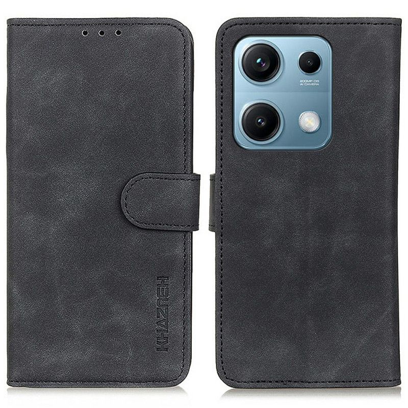 Flip Case Leren Xiaomi Redmi Note 14s Khazneh-suède-effect