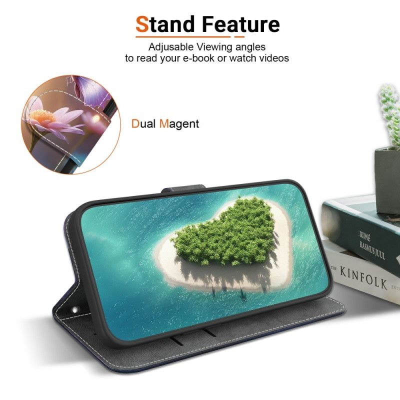 Flip Case Leren Xiaomi Redmi Note 14s Vlinders In Het Licht