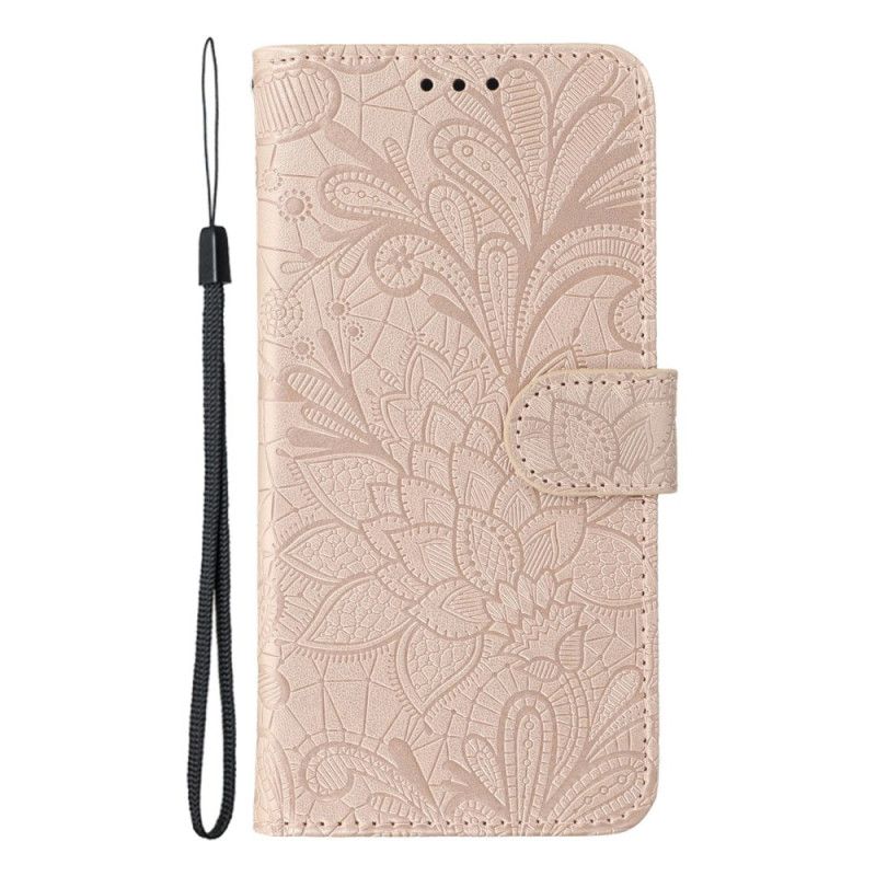 Folio-hoesje Xiaomi Redmi Note 14s Bloemenkant
