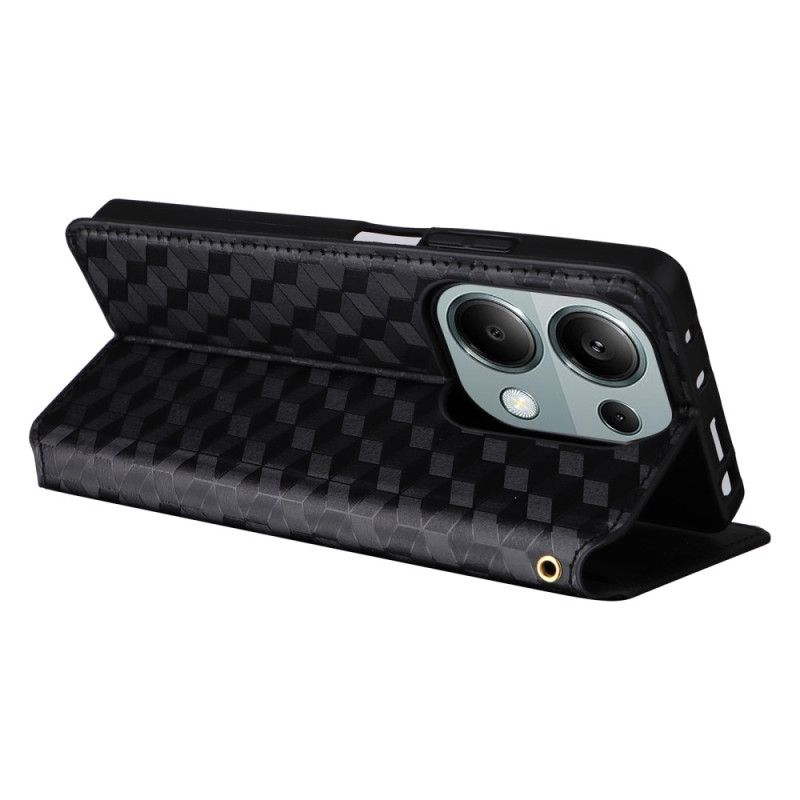 Folio-hoesje Xiaomi Redmi Note 14s Diamantpatroon Bescherming Hoesje