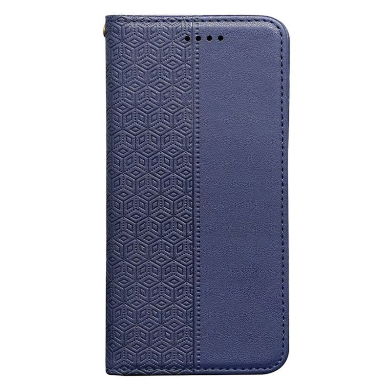 Folio-hoesje Xiaomi Redmi Note 14s Telefoonhoesje Geruit Patroon Met Bandje