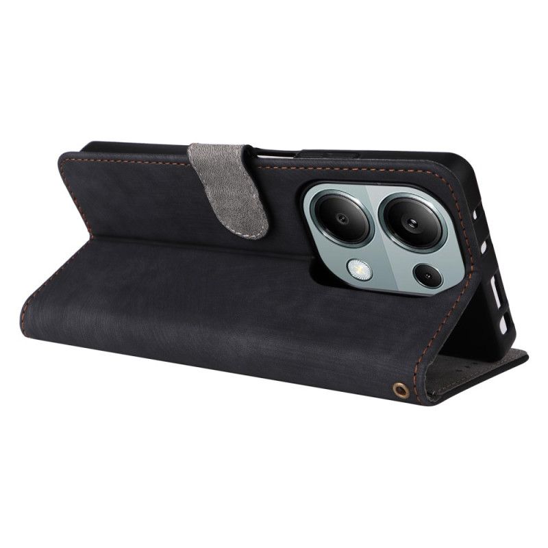 Folio-hoesje Xiaomi Redmi Note 14s Telefoonhoesje Met Polsbandje En Rfid-bescherming