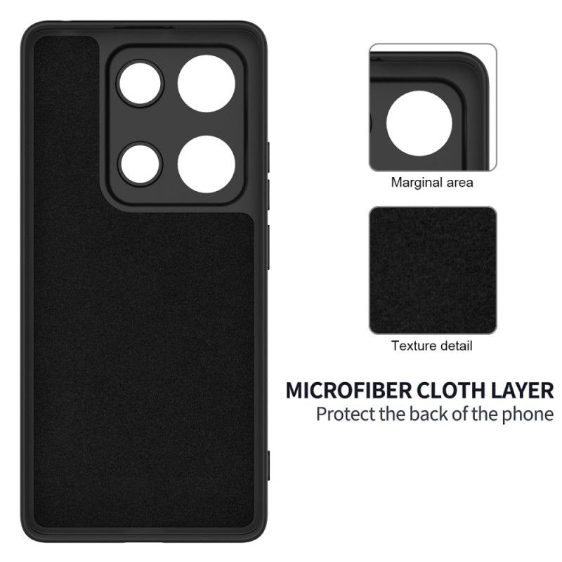 Hoesje Xiaomi Redmi Note 14s Vloeibare Siliconen Band Bescherming Hoesje