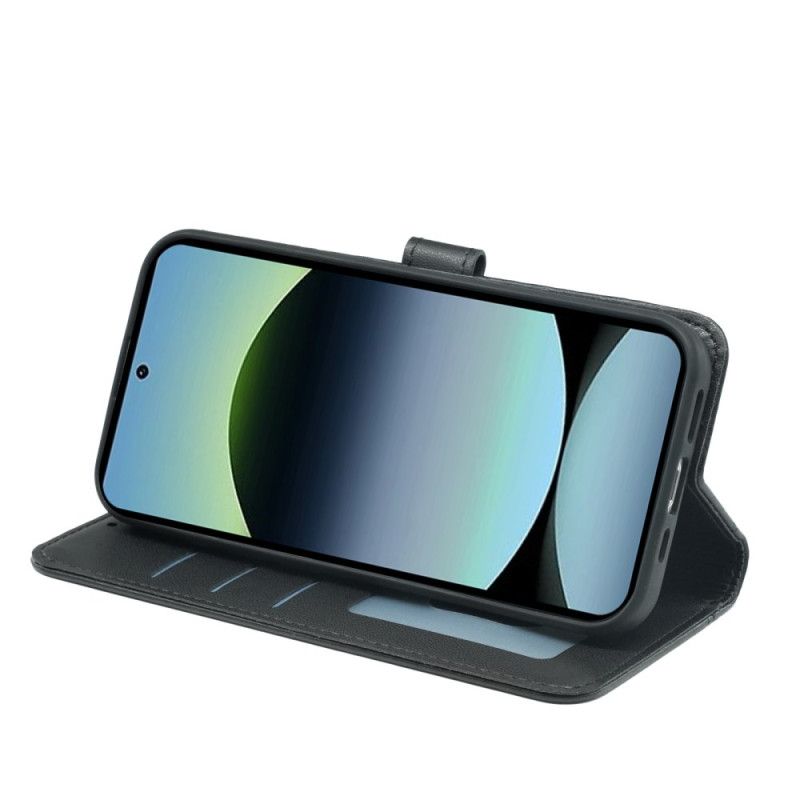 Leren Hoesje Voor Xiaomi Redmi Note 14s Bandafwerking