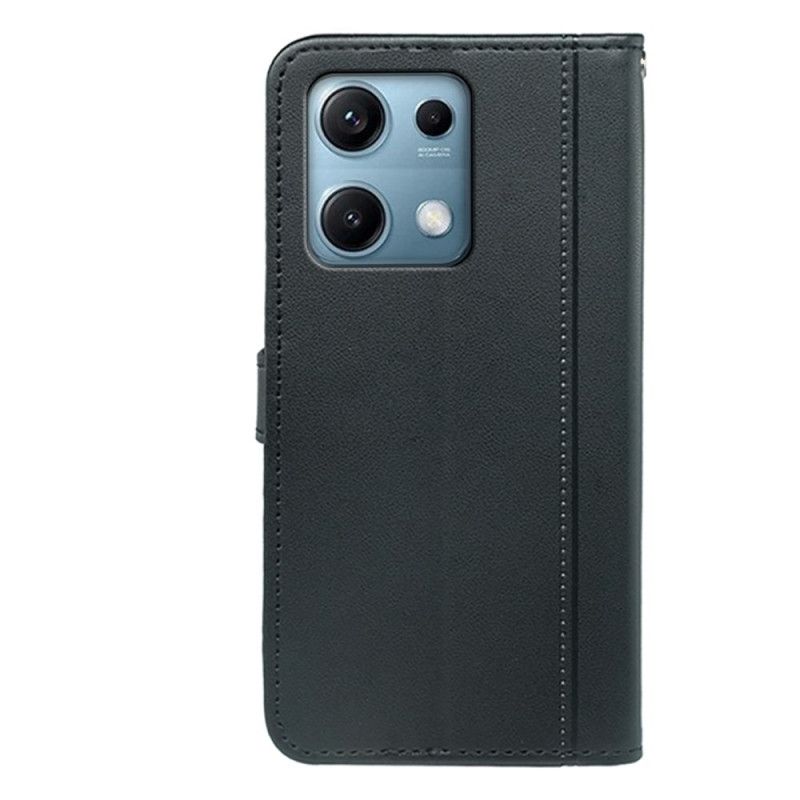 Leren Hoesje Voor Xiaomi Redmi Note 14s Bandafwerking