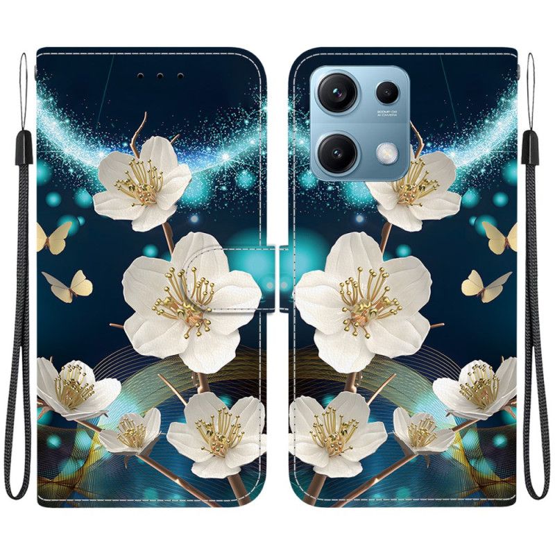 Leren Hoesje Voor Xiaomi Redmi Note 14s Magnolia-design