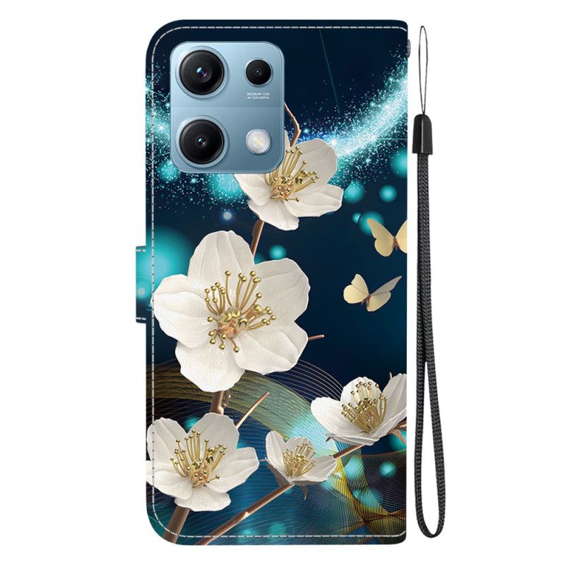 Leren Hoesje Voor Xiaomi Redmi Note 14s Magnolia-design