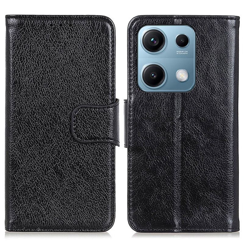 Leren Hoesje Voor Xiaomi Redmi Note 14s Nappa-textuur