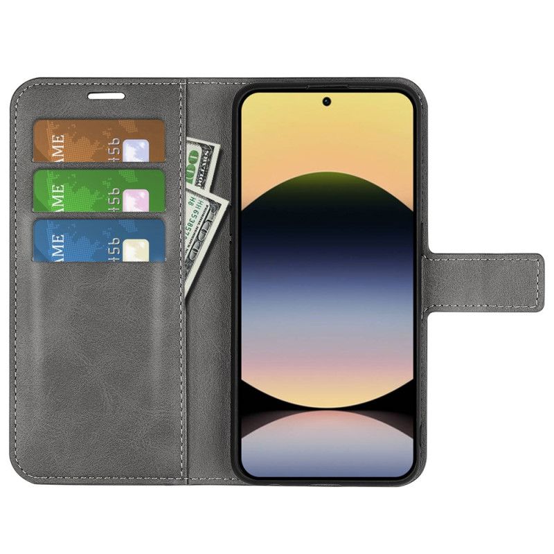 Leren Hoesje Xiaomi Redmi Note 14s Leerstijl Bescherming Hoesje