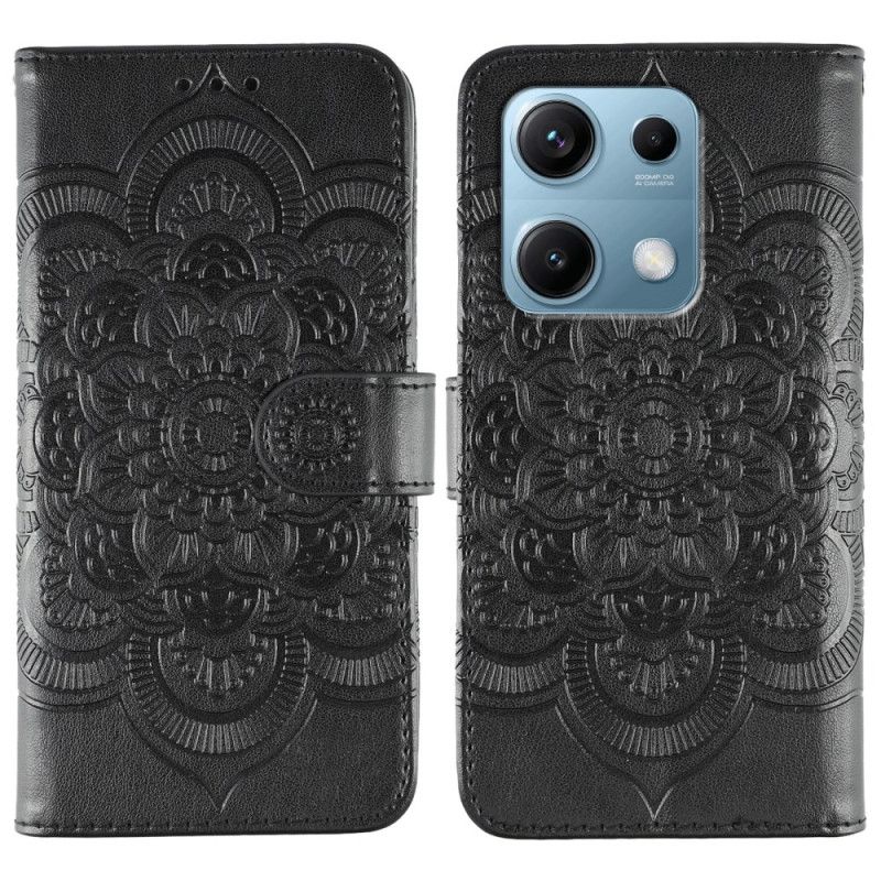 Leren Hoesje Xiaomi Redmi Note 14s Mandala Patroon Bescherming Hoesje