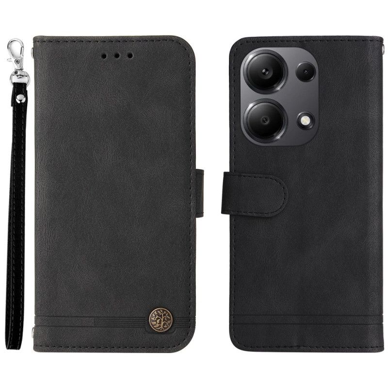 Leren Hoesje Xiaomi Redmi Note 14s Retro Design Bescherming Hoesje