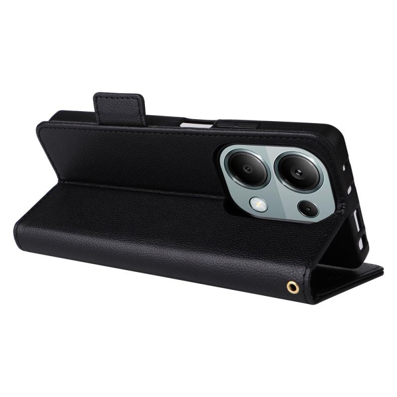 Leren Hoesje Xiaomi Redmi Note 14s Ultraslank Met Riem Bescherming Hoesje