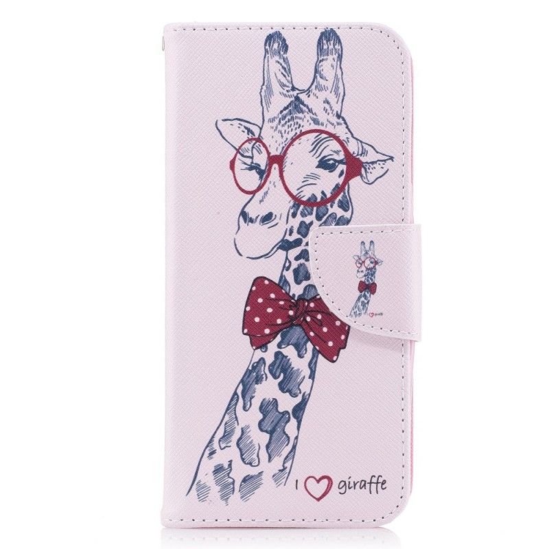 Flip Case Leren Samsung Galaxy A8 Nerdgiraf