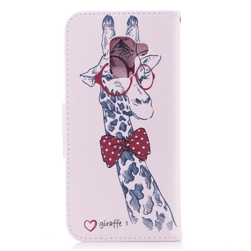 Flip Case Leren Samsung Galaxy A8 Nerdgiraf